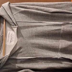 Nili Lotan Rayne Hoodie/Sweatshirt in Heather Grey, Small. Like-New Condition.